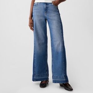 Gap High Rise Stride Wide Leg Jeans Size 29/8